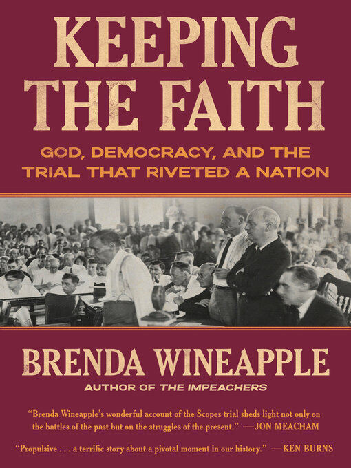 Title details for Keeping the Faith by Brenda Wineapple - Available